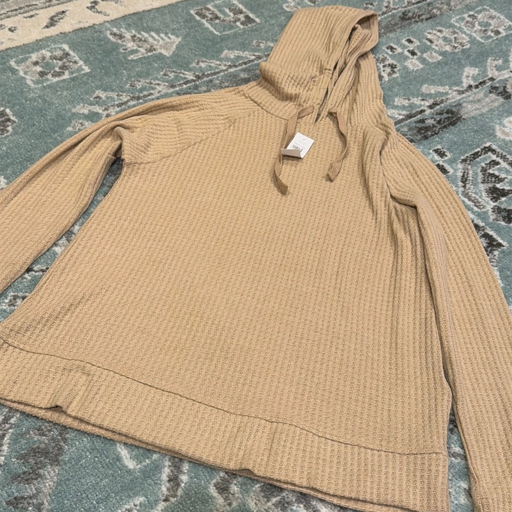 NWT‎ Gap super soft waffle hoodie size medium